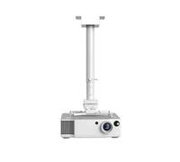 GLigeT Office Multi-function Hanger Projector Universal Installation Ceiling Extension Adjustable Telescopic Fixed Hanging Bracket Home(White)