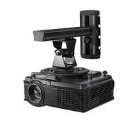GLigeT Office Office Universal Aluminum Alloy Projector Bracket Rotating Ceiling Wall Mount Home(Black)