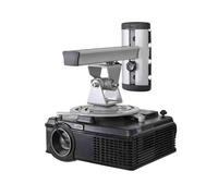 GLigeT Office Office Universal Aluminum Alloy Projector Bracket Rotating Ceiling Wall Mount Home(Silver)