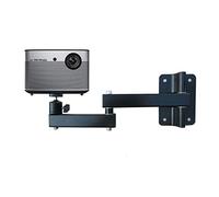 GLigeT Projector Mount Stand Black Projector Mount Stand, Strong Universal Projector Wall Mount Bracket Full Motion 360 Rotate Tilt 30kg Profile Extendable Wall Distance Projector Ceiling Mount