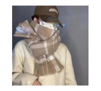 GLigeT Scarf Luxury And Versatile Tassel Scarf, Atmospheric And Thickened Shawl, Fashionable And Sweet Scarf, Lazy And Soft Sticky Scarf Chunky Oversized Winter/Fall (Color : Khaki, Size : 200)