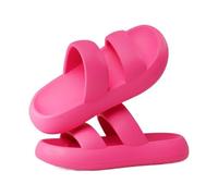 GLigeT Sliders Comfort Shower Shoes for Women Lightweight Non-Slip Thick Sole House Pool Beach Slides Summer Casual Slippers Summer(Rose,Alpha Medium)