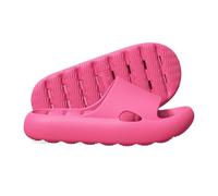 GLigeT Sliders Non-Slip Shower Sandals with Drainage Holes Unisex Lightweight Quick-Dry Cloud Slippers for Indoor Outdoor Use Summer(Rose,Alpha Large)