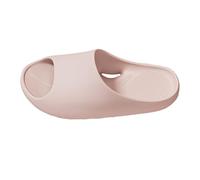 GLigeT Sliders Quick Drying Shower Shoes with Hole for Women and Men, Lightweight Non Slip House Slippers for Bathroom Pool Swimming Beach Summer(Pink,Alpha Medium)