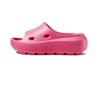 GLigeT Sliders Thick Sole Bathroom Slippers for Women Shower Shoes Indoor Outdoor Summer Pool Swim Vacation Beach Essentials Summer(Pink,Alpha Medium)
