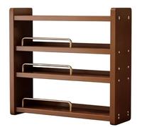 GLigeT Storage Cups Tea Utensils Solid Wood Multi-Layer Storage Desktop Cup Holder Kitchen(Black Walnut)