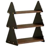 GLigeT Tableside Cup Holder Multi-Layer Desktop Black Walnut Storage Water bar Kitchen