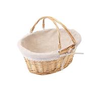 GLigeT Versatile Fruit Baskets Rattan Woven Basket Food Serving Easter Egg Game Candy
