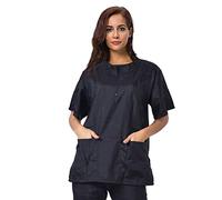 Gliitatu Dog Grooming Smock for Women Men Pet Cat Groomer Smock Hairdresser Barber Smock Jackets Apron (M)