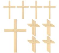GlikCeil 25 Pcs Palm Sunday Crosses Dumont Hand Made Palm Decorations Palm Sunday Palm Branches Outreach Crosses Dried African Crosses Craft for Easter Palm Sunday Decor, 7.09 x 4.72 Inches
