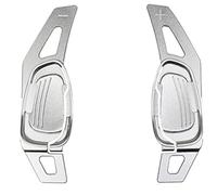 GLILAR Compatible with Cupra for Formentor 2019 for Ateca for Leon for Hybrid 2020-2022 Car Steering Wheel Shift Paddle Shifter Extension Paddle Shifter Kit(Silver)
