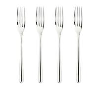 Glim & Glam Cutlery 18/8 Stainless Steel Dinner Fork 4pc Set Sphere - Silver - Stainless Steel - Dinner Fork
