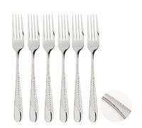 Glim & Glam Cutlery 18/8 Stainless Steel Fork 6pc Set Palace in Silver Glim & Glam Silver