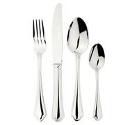 Glim & Glam Cutlery Sets 18/8 Stainless Steel 16pc Set Alhambra - Chrome - Stainless Steel