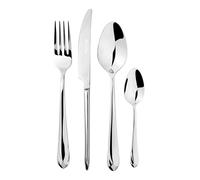 Glim & Glam Cutlery Sets 18/8 Stainless Steel 16pc Set Versailles - Chrome - Stainless Steel
