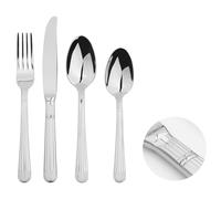 Glim & Glam Cutlery Sets Stainless Steel 18/8 Catering Papyrus 24pc Set