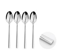 Glim & Glam Cutlery Sets Stainless Steel 18/8 Dessert Spoon 4Pc Set Catering Flat