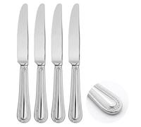 Glim & Glam Cutlery Sets Stainless Steel 18/8 Dinner Knife 3pc Set Catering Bead