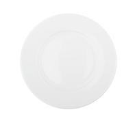 Glim&Glam Dinner Plates White Porcelain Rim Plate Set 10.5" Crockery Restaurant Catering (6)