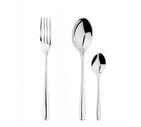 Glim & Glam Fork Spoon Set 188 Stainless Steel Flatware 24Pc Set Catering Sphere Free Gift