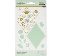 GLIMMER HOT FOIL Plate/DIE Dia.Floral, Metal