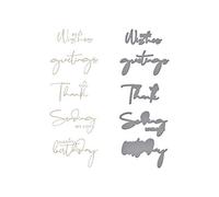 Glimmer Hot Foil Plate - Yana's Sentiments