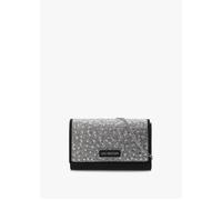 Glimmer Nero Embellished Evening Bag - Black Metalic / One Size