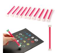 GlimmerStyle Floral dotting tools, 10 Pens 20 Shapes Dotting Brushes, Mandala Dotting Art Tool for Stones, Embossing Tool for Dotting Painting