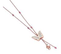 Glinda Butterfly Necklace Wicked Rose Gold One Size