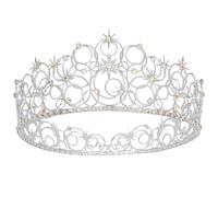 Glinda-Crown for Women, Crystal Tiaras, Silver Princess Crown for Costume Accessories, Wedding, Prom, Birthday Party, Favors