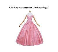(Glinda, S) Glinda Elphaba Wicked Skirt Role Play Cosplay Costume Clothes Suits Performance