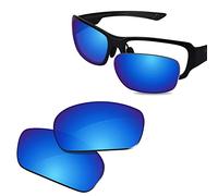 Glintbay 100% Precise-Fit Replacement Sunglass Lens for Maui Jim Bamboo Forest MJ415, Polarized Ice Blue Mirror, S
