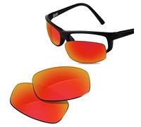 Glintbay 100% Precise-Fit Replacement Sunglass Lens for Maui Jim Legacy MJ183-62mm - Polarized Fire Red Mirror
