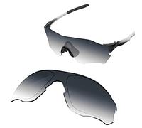 Glintbay 100% Precise-Fit Replacement Sunglass Lenses for Oakley EVZero Path OO9308 - Polarized Grey Gradient