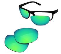 Glintbay 100% Precise-Fit Replacement Sunglass Lenses for Ray-Ban RB2027-62 - Polarized Green Mirror