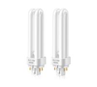 GlintBay 13W GX24Q-1 CFL Bulb, G24q 1 Compact Fluorescent Lamp, 4000k Natural White Gx24q-1,2U Shade 4 pin Energy Saving Bulb, AC220-240V
