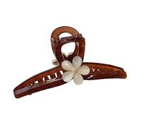 Glinting Opal Hair Clips Hair Jaw Clip Simple Flower Catch Barrettes Ponytail Holder Props Opal Flower Clips for Kids