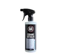 Glismoto Ceramic Detailer 500 ml Rapid Ceramic Spray Sealant - SiO2 Quick Detail Spray | Deep Gloss & Hydrophobic Protection for Paintwork, Glass, Wheels & Trims | Boosts Coatings, Waxes & Sealants