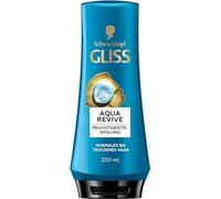 Gliss Aqua Revive Conditioner (200 ml), Conditioner with Hyaluronic Complex and Seaweed for Normal to Dry Hair Gives an Extra Dose of Moisture & Healthy Shine