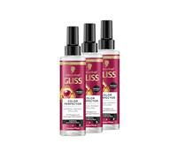 Gliss Express Repair Conditioner Colour Perfector (3 x 200 ml), Conditioner for Tinted, Highlighted or Dyed Hair, Heat Protection up to 230 °C