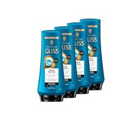 Gliss Kur Gliss Aqua Revive Conditioner (4 x 200 ml), Conditioner with Hyaluronic Complex and Seaweed for Normal to Dry Hair Gives an Extra Dose of Moisture and Healthy Shine