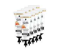 Gliss SOS Intensive Treatment Total Repair (10 x 15 ml), Hair Treatment with Keratin for Intensive Repair and Care, Works After 1 Minute Exposure Time