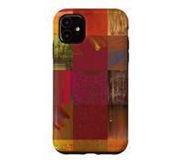 Glitch Art Data Corruption Grid Abstract Cybernetic Design Case for iPhone 11