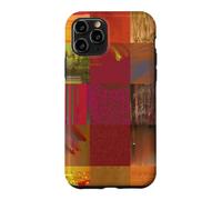 Glitch Art Data Corruption Grid Abstract Cybernetic Design Case for iPhone 11 Pro
