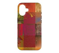 Glitch Art Data Corruption Grid Abstract Cybernetic Design Case for iPhone 16