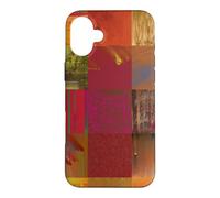 Glitch Art Data Corruption Grid Abstract Cybernetic Design Case for iPhone 16 Plus