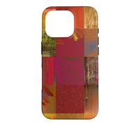 Glitch Art Data Corruption Grid Abstract Cybernetic Design Case for iPhone 16 Pro