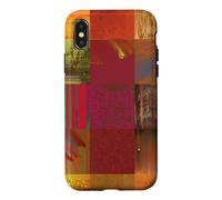 Glitch Art Data Corruption Grid Abstract Cybernetic Design Case for iPhone X/XS
