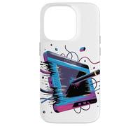 Glitch Art Drawing Tablet Animator Graphic Designer Case for iPhone 14 Pro