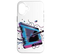 Glitch Art Drawing Tablet Animator Graphic Designer Case for iPhone 16 Plus
